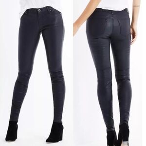 AG Adriano Goldschmied Lamb Leather The Legging Super Skinny Jeans